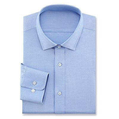 Non-iron shirt small square collar