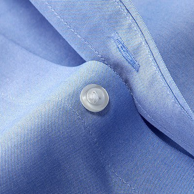 Non-iron shirt small square collar