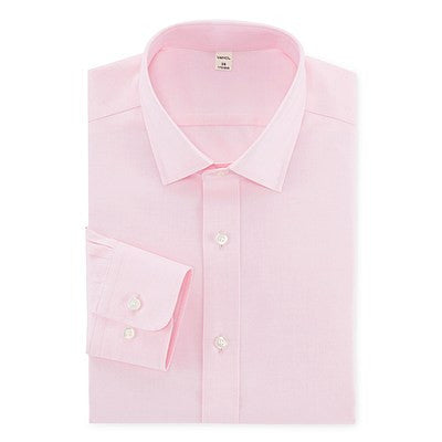 Non-iron shirt small square collar