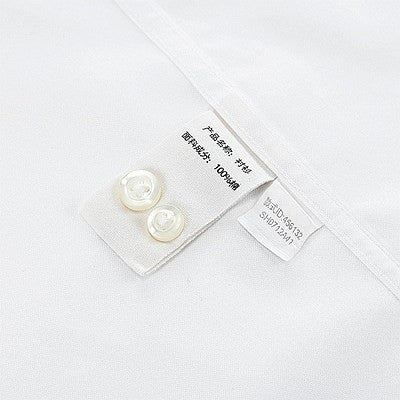 Non-iron shirt small square collar