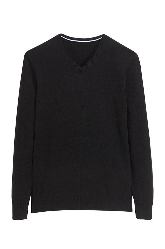 Cotton V-Neck Sweater