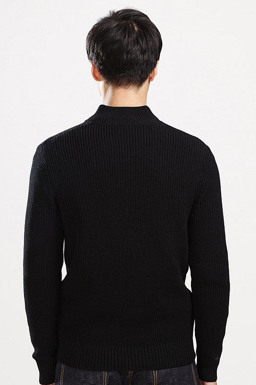 Merino Wool Zip Cardigan