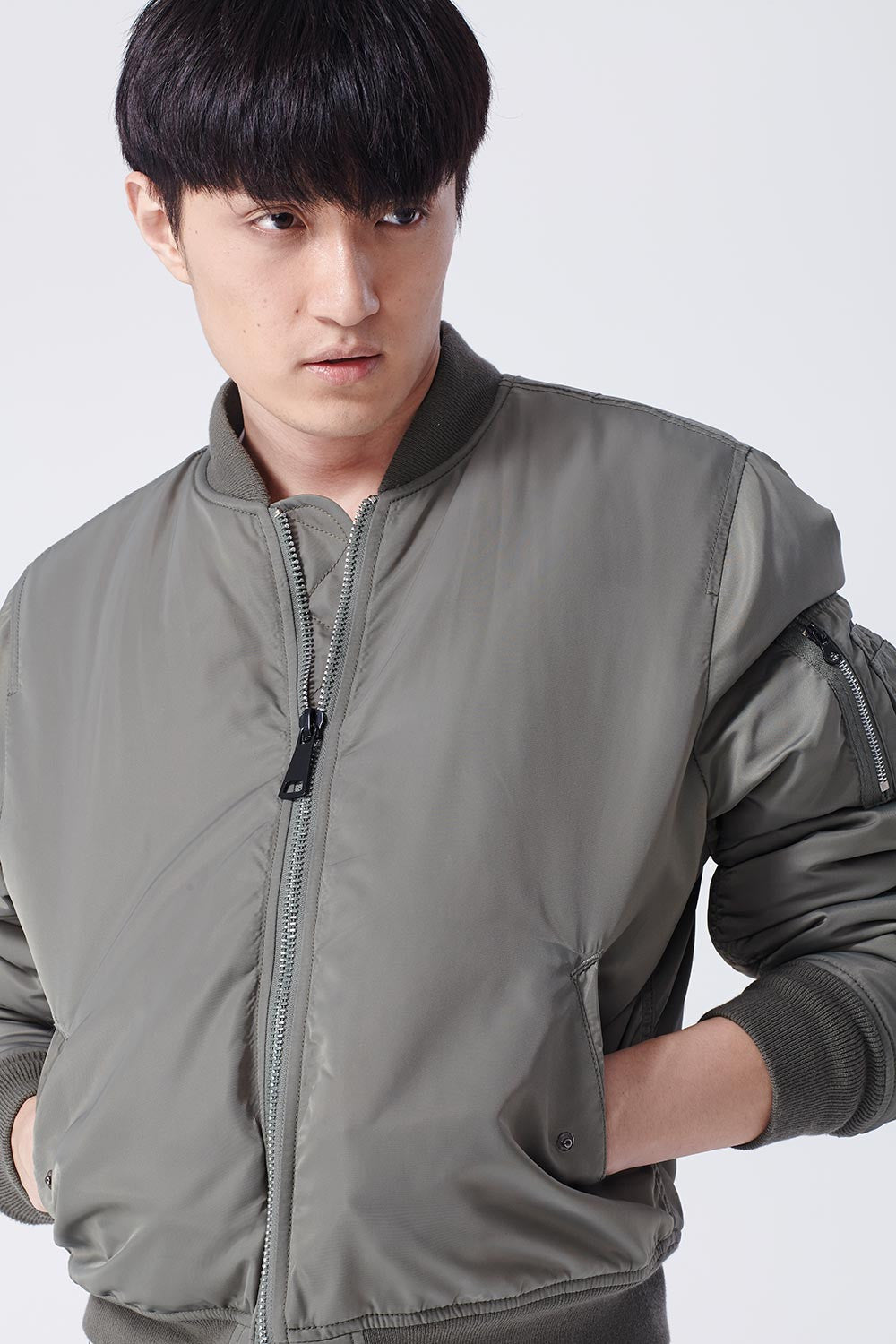 Men's Green MA-1 Jacket
