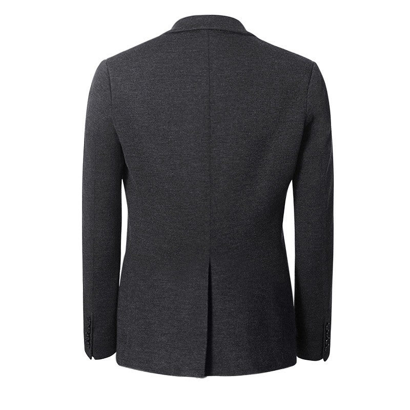 Two-Button Wool Suit Jacket