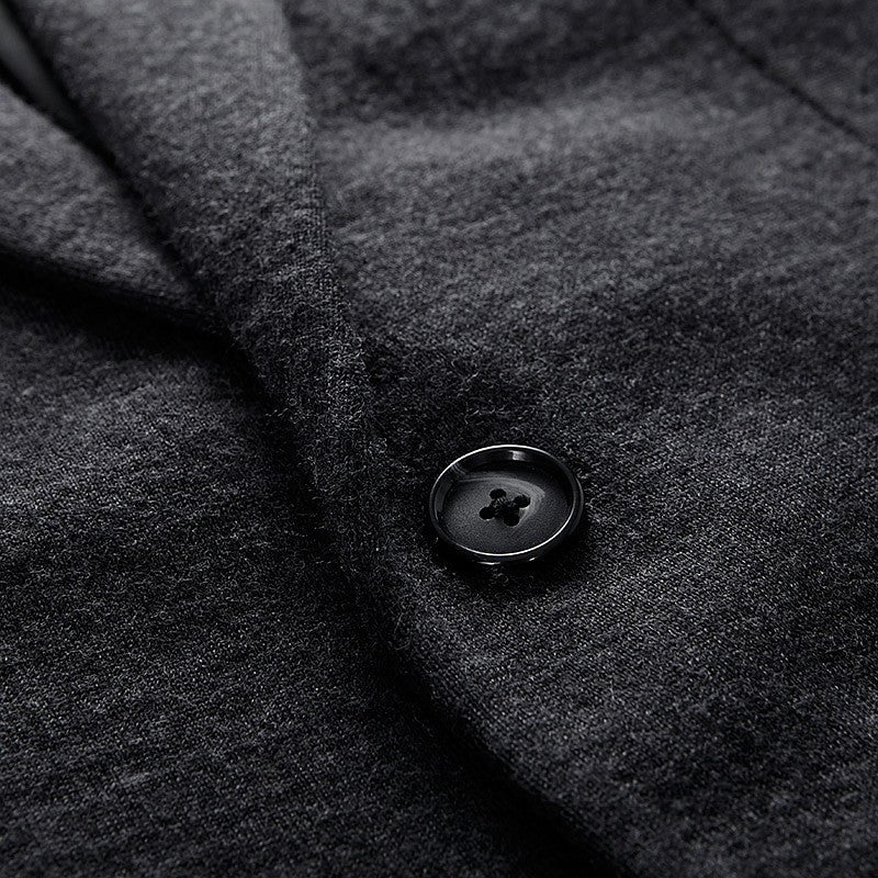 Two-Button Wool Suit Jacket
