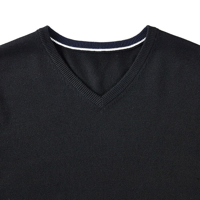 Cotton V-Neck Sweater