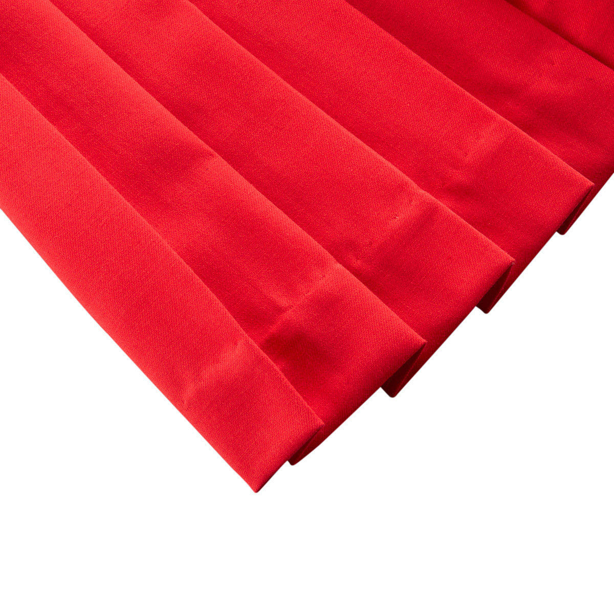 Pleated Belle De Jour Dress Red