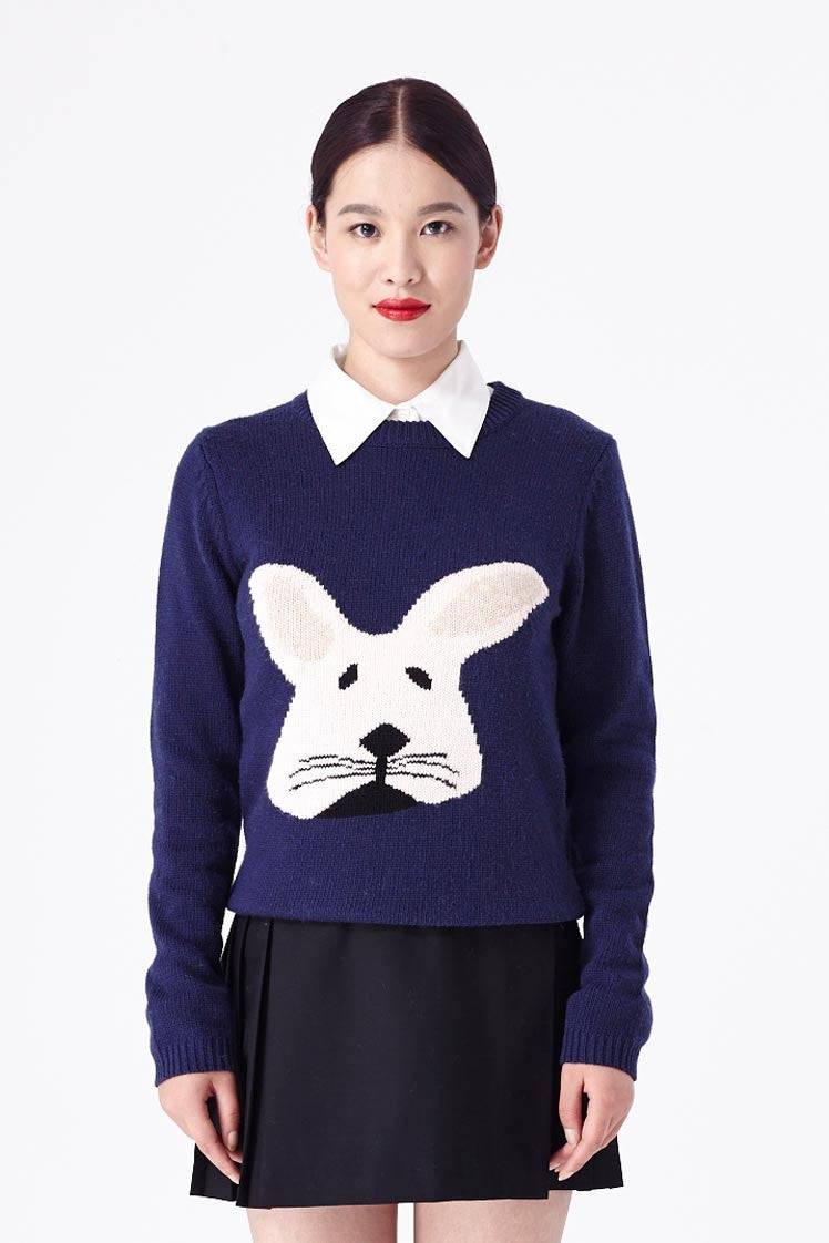 Bunny Sweater Navy