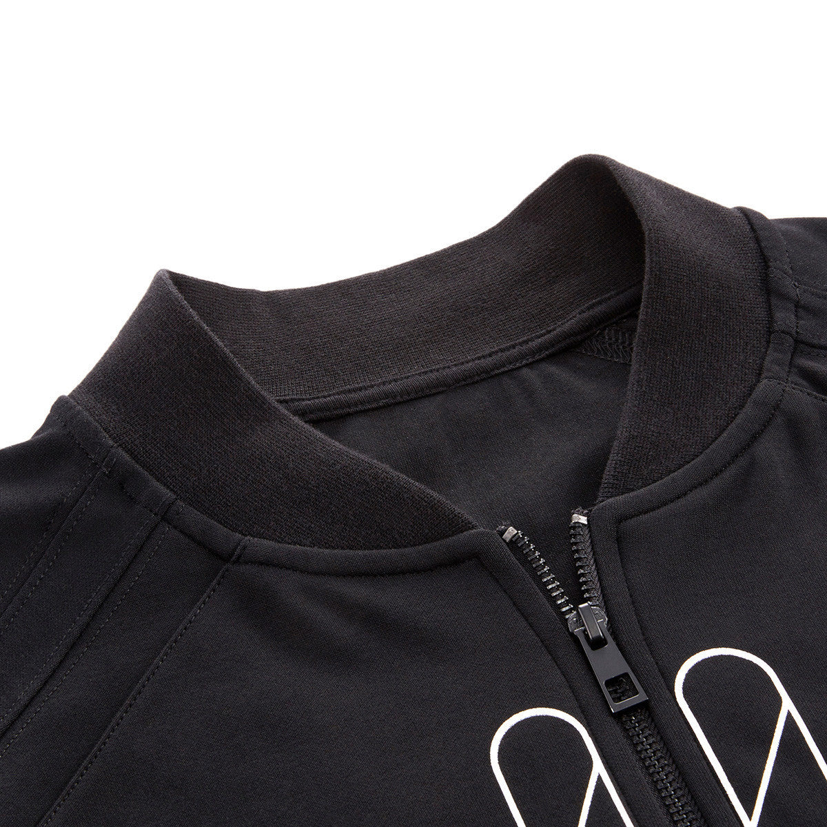 Grid Zip Up Sweatshirt
