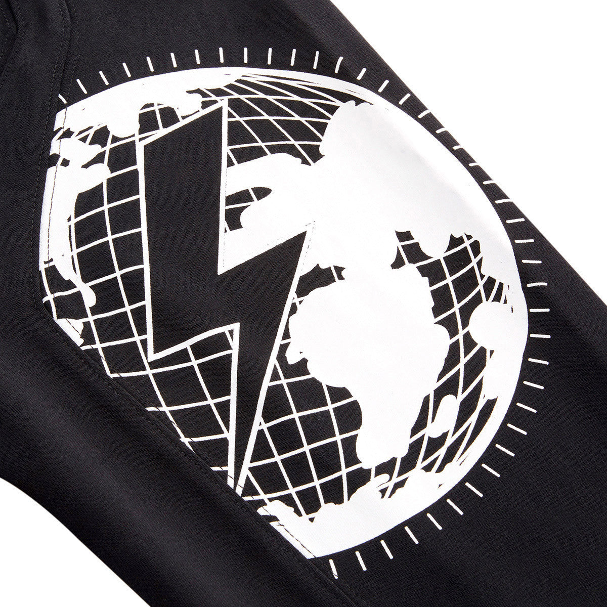 Grid Zip Up Sweatshirt