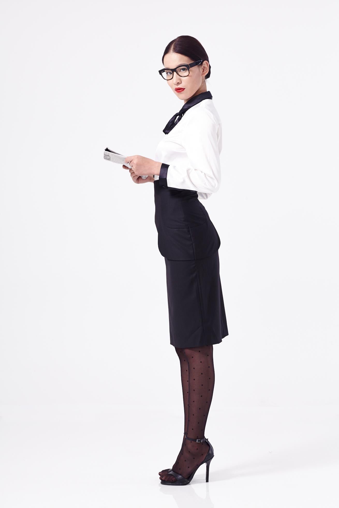 Secretary Blouse Ivory
