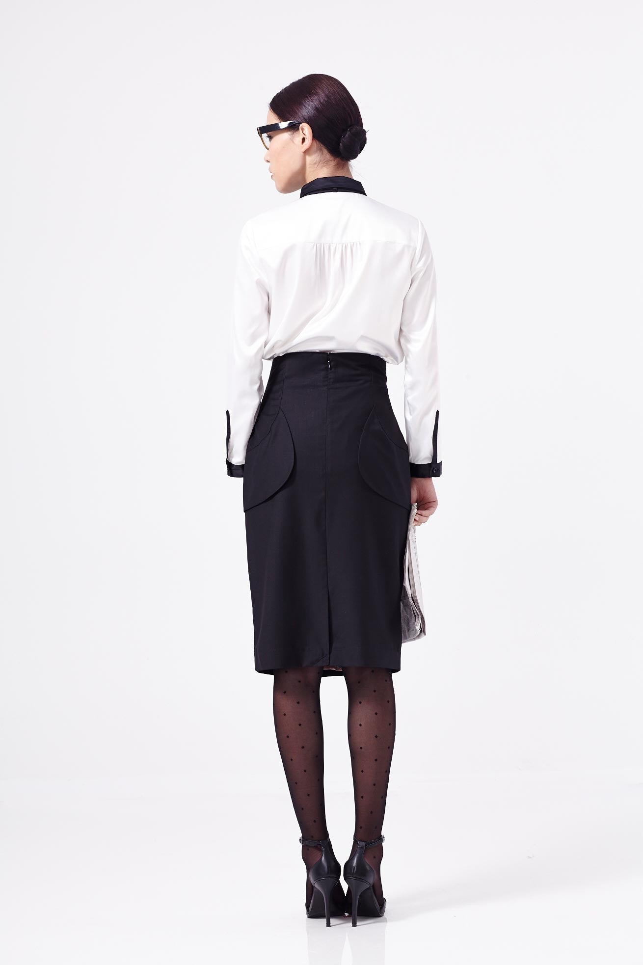 Secretary Blouse Ivory