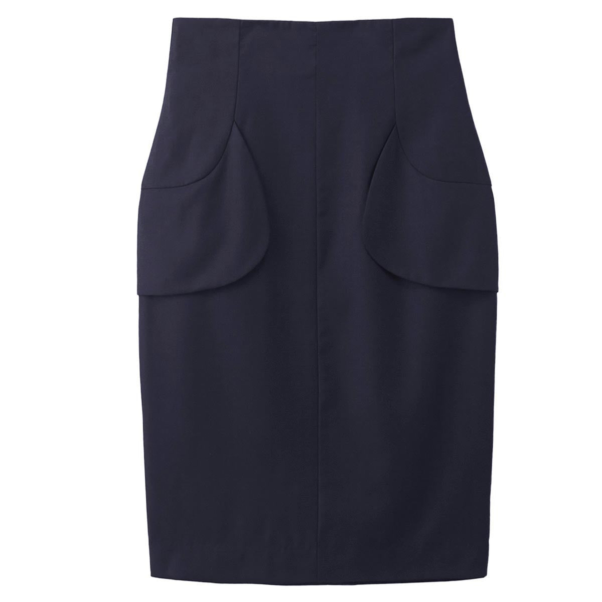 Secretary Wool Skirt