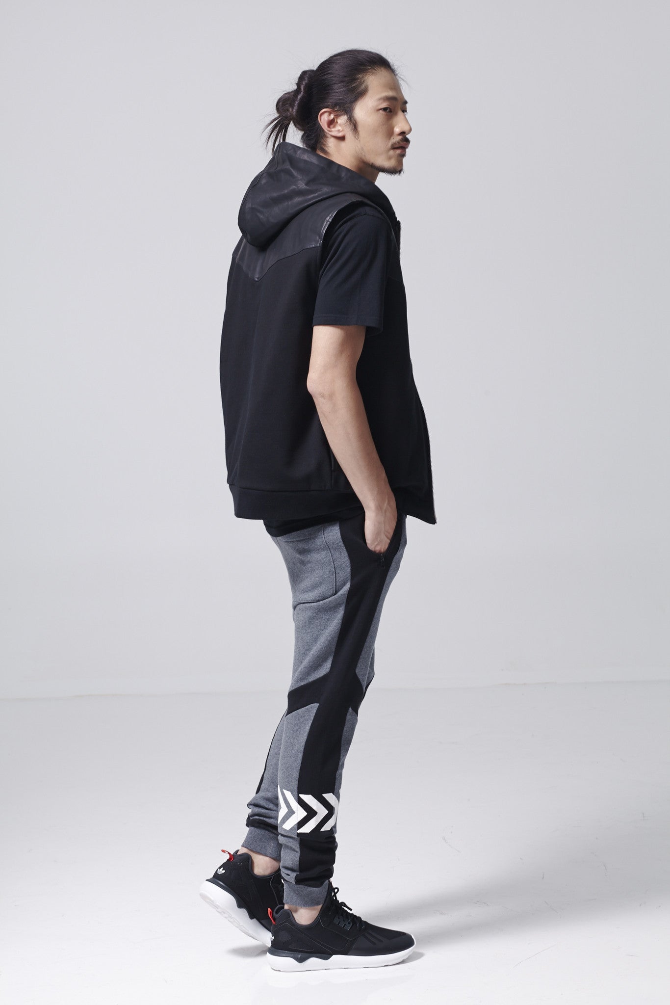 Sleeveless Leather Vest