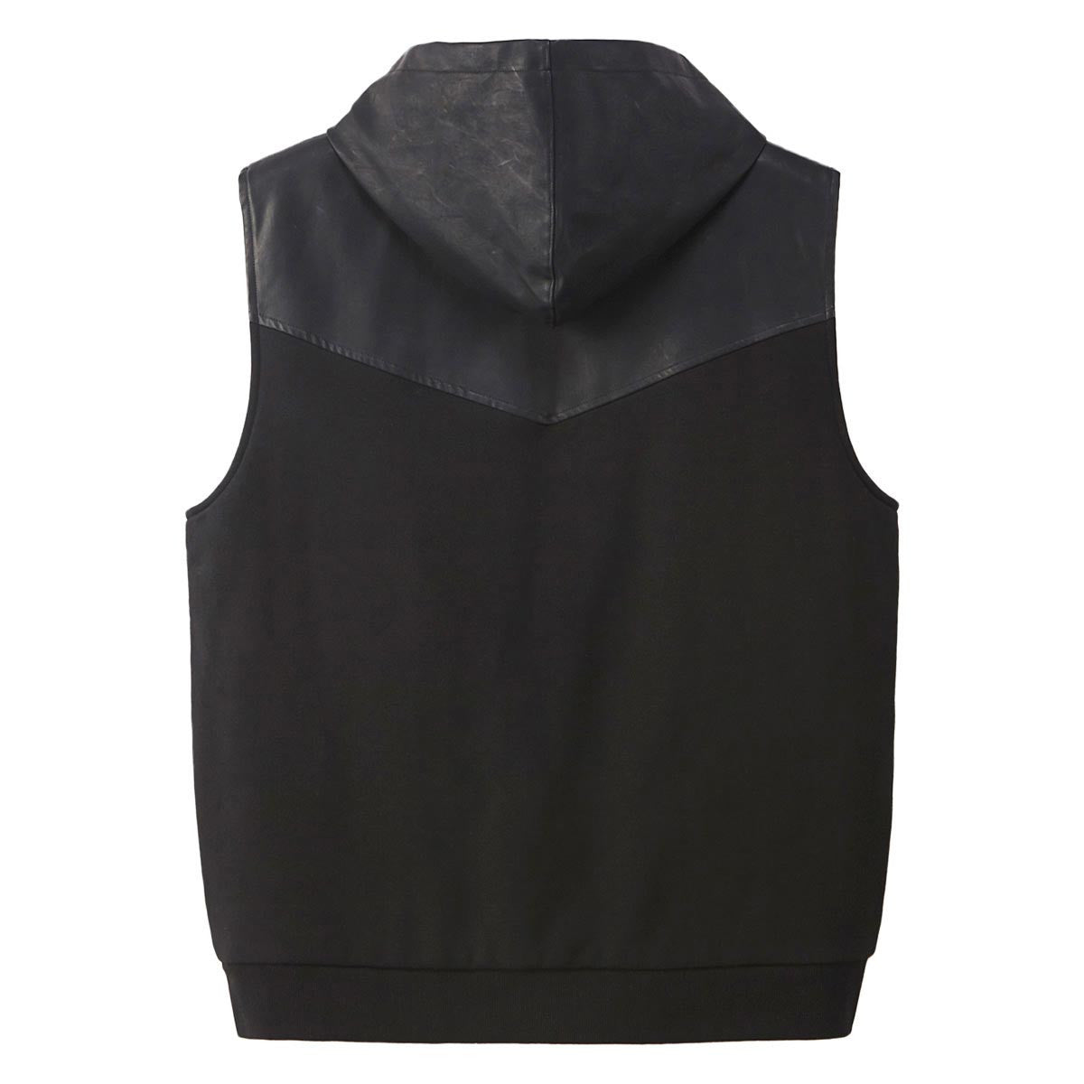 Sleeveless Leather Vest