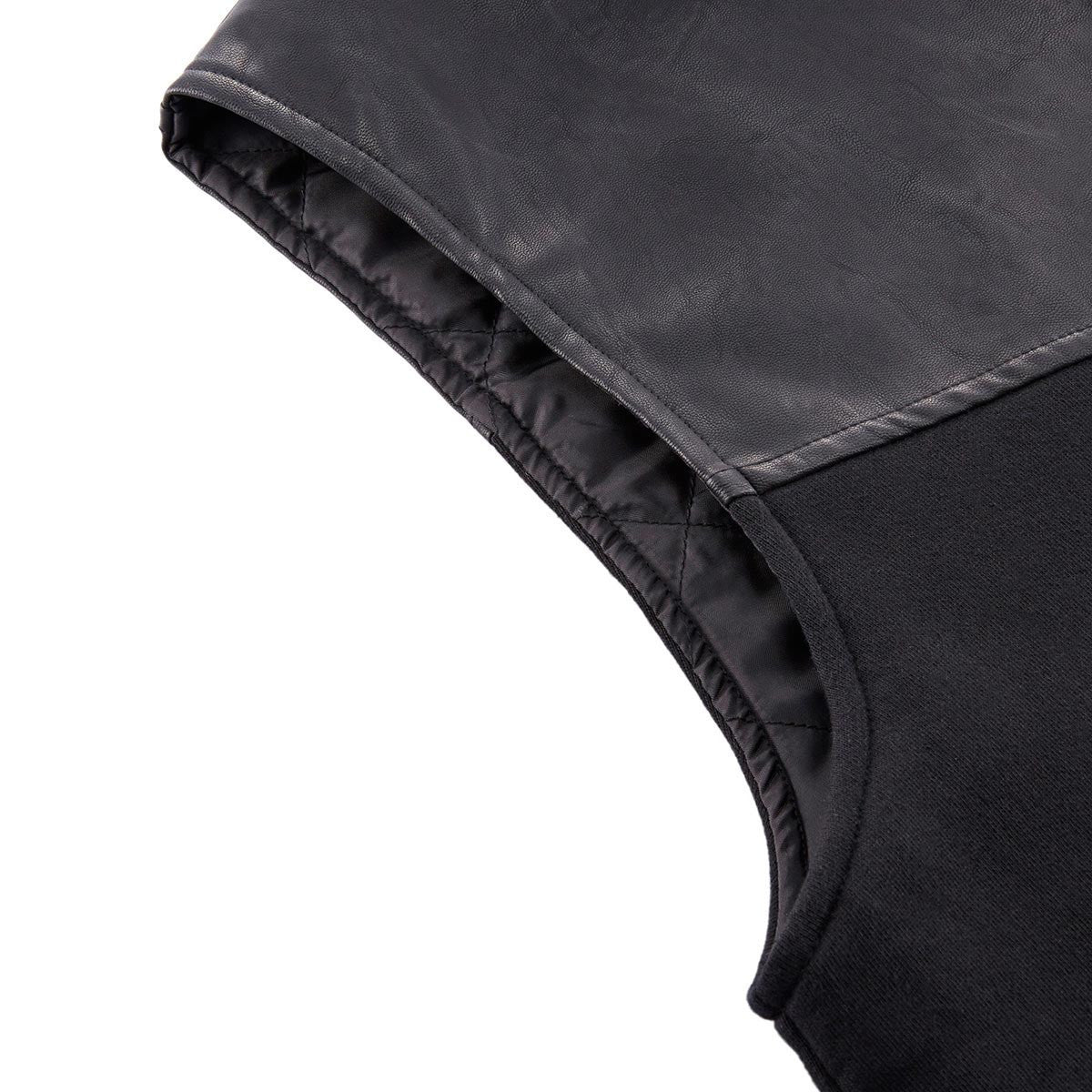 Sleeveless Leather Vest
